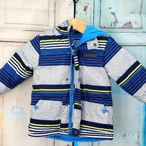 Wippette Boys' Striped Winter Jacket‎